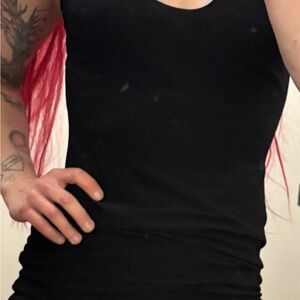 Rue21 Black Scoop Neck Tank Dress